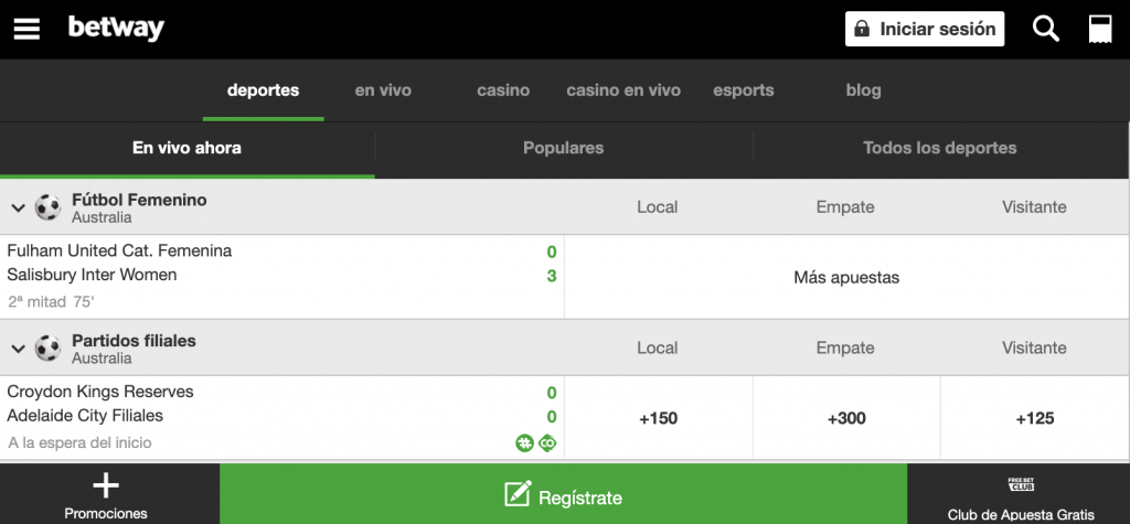 betway mx mobile