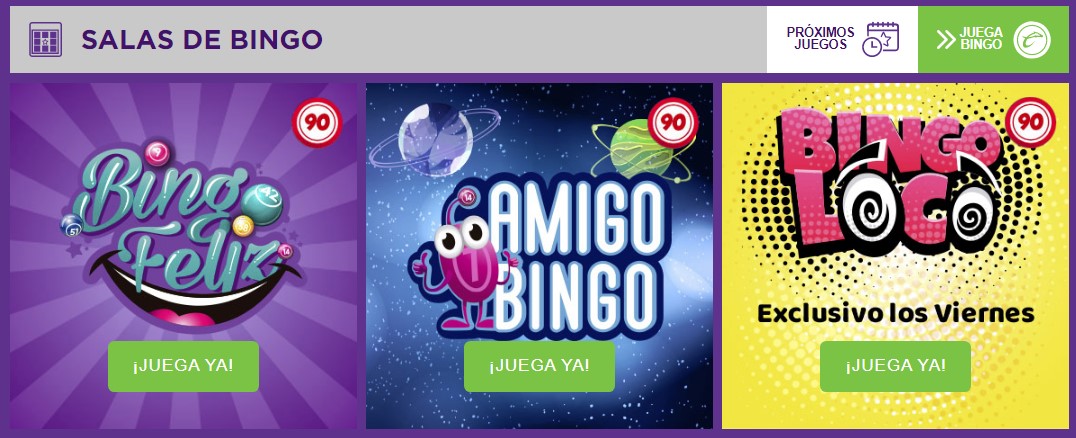 Bingo online en Caliente Casino México