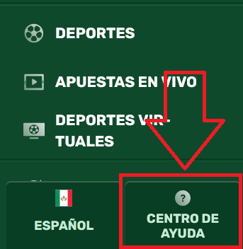 menu de ayuda en campobet mexico