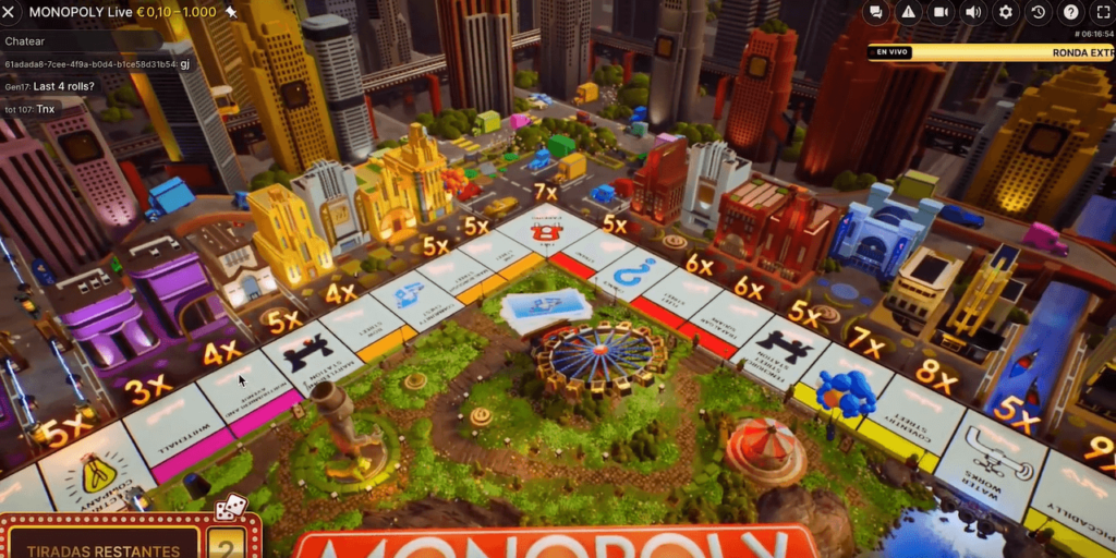 tablero 3d del monopoly live