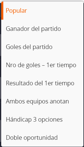 lista de mercados de betsson mexico